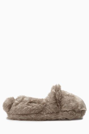 Brown Bear Character Slippers